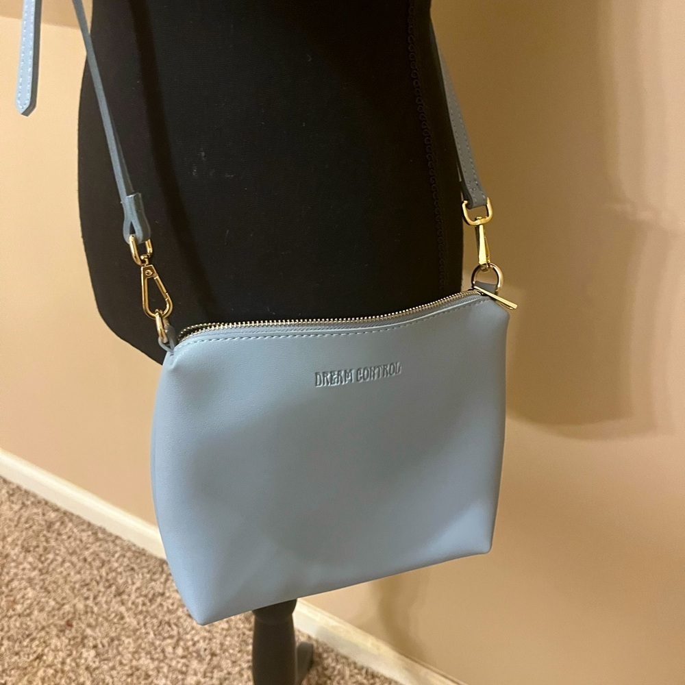 NWOT Dream Control Leather Crossbody Bag, Tiffany Blue